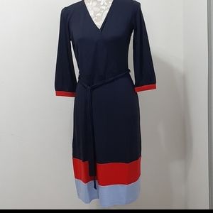 The Limited color block dress